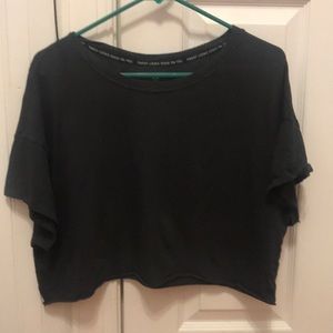 Black cropped top from Offline by Aerie